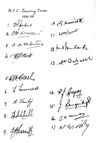Mahatma Gandhi signed as the 17th player for MCC